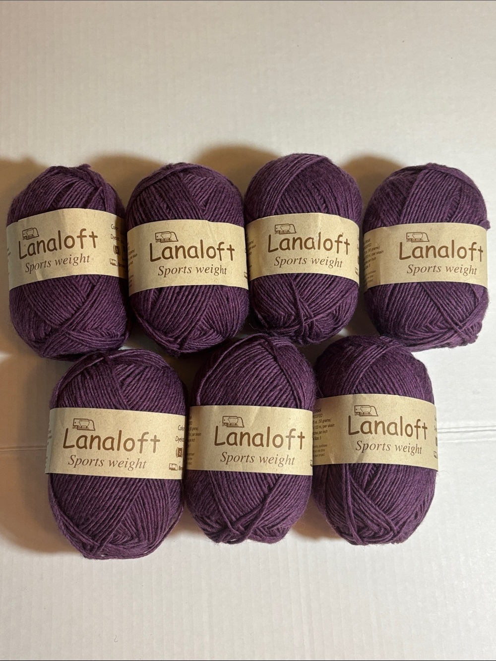 Lanoloff Sports Weight Yarn - Purple